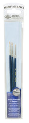 Royal & Langnickel Royal Zip N' Close Gold Taklon Detail 3-Piece Brush Set