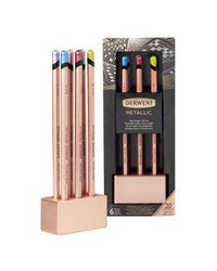 Derwent Metallic Pencil - Copper Pencil Brick - Set of 6