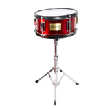 Mendini by Cecilio 16 inch 3-Piece Kids/Junior Drum Set with Adjustable Throne, Cymbal, Pedal & Drumsticks, Metallic Bright Red, MJDS-3-BR