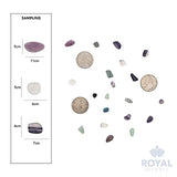 Flourite Crushed Quartz Chips Stone Pieces, Natural Healing Reiki Crystal Polished Gemstones for Jewelry Making, Home Decoration, Vase Filler, DIY Crafts – 1 LB Bulk
