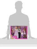 Barbie Wedding Set with Bride and Groom Dolls, Stacie, Chelsea and Accessories (Mattel DRJ88), Assorted Colour/Model