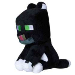 ZEKLZD Cat Plush,Game Plush Toys,7.3"/18.5cm Black Cat Stuffed Plush Doll Toys, Plush for Christmas New Year Birthday Gift (A)