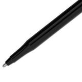 Eraser Mate Ballpoint Stick Erasable Pen, Black Ink, Medium, Dozen, Sold as 12 Each