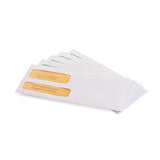 AmazonBasics AMZ92W #9 Double Window Envelopes, White, 500 ct