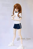 Petite Marie Japan for 1/3 Doll 23 inch 60cm DD (Dollfie Dream) BJD Quarter Pants Sportswear Doll Clothes with White Lines (Blue) [No.0171] Clothes Only not Include Doll
