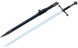 Vulcan Gear Medieval Crusader Sword with Scabbard - Choose Your Style (Crusader Sword Carbon