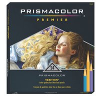 Prismacolor 731 Verithin Colored Pencils Prisma 24 Set Thin
