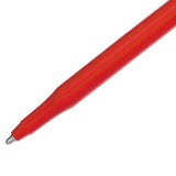 Eraser Mate Ballpoint Stick Erasable Pen, Red Ink, Medium, Dozen, Sold as 12 Each