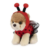 Bundle of 2 Itty Bitty Boo 5" Stuffed Animal Dog Plush, Ladybug and Strawberry