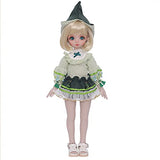 FEENGG BJD SD Doll 1/6 Joint Doll Full Set Clothes Wig Hat Shoe Advanced Resin Child Birthday