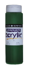 Daler - Rowney Graduate Acrylic 500ml Paint Ink Bottle - Sap Green