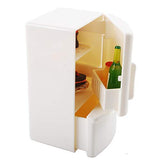 NWFashion Miniature Dollhouse Room Kitchen Furniture White Refrigerator