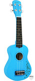 Click N' Play Wooden Soprano Ukulele Guitar Music Instrument for Kids, Educational, Musical String Instrument- Blue