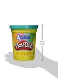 Play-Doh 2-Lb. Bulk Super Can of Non-Toxic Modeling Compound with 4 Modern Colors - Light Blue, Green, Orange, & Pink