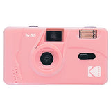 Kodak M35 35mm Film Camera - Focus Free, Reusable, Built in Flash, Easy to Use (Candy Pink)