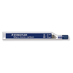 Staedtler Micro Mars Carbon Mechanical Pencil Leads, 1.3 mm, HB (250 13 HB) by Staedtler