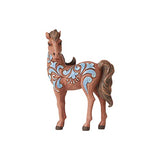 Enesco Jim Shore Heartwood Creek Pony Miniature Figurine, 4 inch, Multicolor