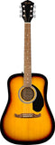 Fender FA-125 Dreadnought Acoustic Guitar - Sunburst Bundle with Hard Case, Tuner, Strings, Strap, Picks, and Austin Bazaar Instructional DVD