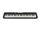 Casio Casiotone, 61-Key Portable Keyboard with USB, Black (CT-S200BK) & Casio SP-20 Upgraded Piano-Style Sustain Pedal