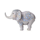 Enesco Jim Shore Heartwood Creek Elephant Miniature Figurine, 3 Inch, Multicolor