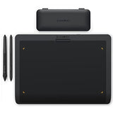 XENCELABS Wireless Drawing Tablet Medium with 2 Battery-Free Pens and Pen Case, 12" Graphics Tablet for Windows/ macOS/ Linux, Black