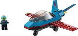 LEGO City Stunt Plane 60323 Building Kit; Toy Jet with Decorated Tail Fins and an Opening Cockpit, Plus a Pilot Minifigure with a Helmet; Fun Action Toy, Designed for Kids Aged 5 and up (59 Pieces)