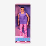 Ken Doll, Barbie Looks, Black Hair, Color Block Outfit, Purple Mesh Top with Pink Pants, Style and Pose, Fashion Collectibles