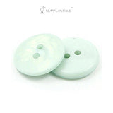 RayLineDo Pack of 95-100pcs 11.5MM Lady Children Shirts Cuff Resin Dazzle Color Buttons for