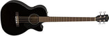 Fender CB-60SCE Acoustic Bass Guitar - Black