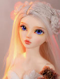 BBYYT BJD Doll 1/4 Gentle Lady SD Dolls 16.55 Inch Jointed Girl Doll Resin Toy, with Clothes Shoes Wig Makeup Moka 42cm