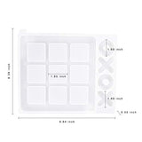 Large Tic Tac Toe Epoxy Resin Mold, X O Board Silicone Casting Molds for DIY Family Party Coffee Table Play, Making Handmade Gift Home Decoration