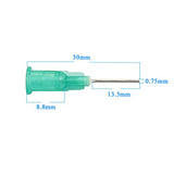 Brostown 120Pcs 1/2" Industrial Liquid Dispenser Needle Adhesive Glue Dispensing Blunt Tip Luer Lock