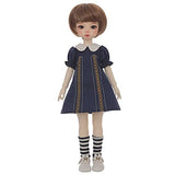 Y&D Fine BJD Dolls 1/6 SD Doll 29cm 11.4 Inch Ball Jointed Doll DIY Toys with Full Set Clothes Shoes Socks Wig Makeup, Flexible Joints and Strong Plasticity