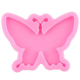 MIYAHOUSE Butterfly Molds Resin Casting Silicone Butterfly Keychain Molds Epoxy Resin Molds For DIY Backpack Luggage Pendant Epoxy Crafting Set Of 4