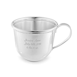 Things Remembered Personalized Silver Baby’s First Cup with Engraving Included