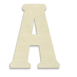 UNFINISHEDWOODCO 23-Inch Unfinished Wood Letter, Large, Letter A