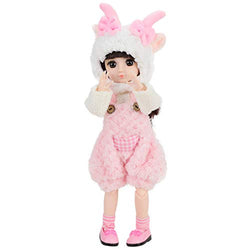 YIHANGG BJD Doll, 36CM Ball Jointed Doll Changed Dress DIY Toys with Full Set Clothes Shoes Wig Makeup, Gift for Birthday Festival Collection,M