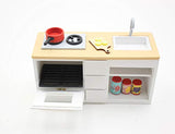 1:18 Cool Beans Boutique Miniature Dollhouse Furniture DIY Kit – Kitchen Sink, Stove & Oven Set (Assembly Required) DH-HD18-1181033Sink&Oven