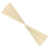 Favordrory 11.8 Inches Wood Craft Sticks Natural Bamboo Sticks, Bamboo Strips, Strong Natural Bamboo Sticks (100 Pieces)