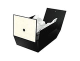 Gift Box Ivory Karma 12x9x4 Pop up in Seconds Comes with Decorative Tassel, Greeting Card, and Tissue Paper - No Glue or Tape Required