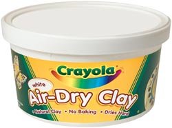 Bulk Buy: Crayola Air Dry Clay 2.5 Pound Tub White 57-5050 (2-Pack)