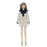 MEShape Pretty BJD Dolls 61.5cm Fashion Girls SD Dolls 1/3 Ball Jointed Doll, with Full Set Clothes + Shoes + Wig + Makeup + Bag, Rotatable Joints DIY Toys