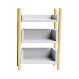 BARMI Mini Furniture Storage Shelve Model Doll House Bookshelves Simulation Decor,Perfect DIY Dollhouse Toy Gift Set White