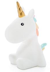 Unicorn Nightlight LED Warm White Light with Timer Function Kids – Soft Rainbow Colors