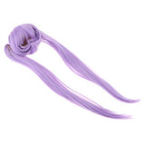 Prettyia 1/3 BJD Doll Purple Straight Wig Ponytail DIY Accessory for 60cm Night Lolita Doll