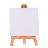Vencer Artists 4"x4" Mini Canvas & 6.2" Mini Easel Set Painting Craft Drawing - Set Contains: 14 Mini Canvases & 14 Mini Easels