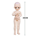 UCanaan BJD Doll, 1/6 SD Dolls 12 Inch 18 Ball Jointed Doll DIY Toys with Full Set Clothes Shoes Wig Makeup, Best Gift for Girls-Nanxuan