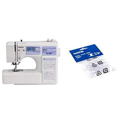 Brother HC1850 Computerized Sewing and Quilting Machine and Brother SA156 Top Load Bobbins, 2 packs of 10 (20 total)