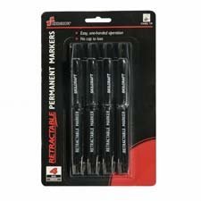 Sharpie : Permanent Ink Pen Black/Gray Barrel, Fine Point, Black Ink -:- Sold as 2 Packs of - 4 - /