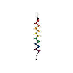 In the Breeze Best Selling Rainbow Curlie Spinner - 24 Inch Colorful Hanging Yard Decoration